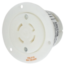 HBL2720 - Hubbell 30A 250V 3-Phase 4-Wire L15-30R Twist-Lock Flush Mount Industrial Receptacle, NEMA 4X/12/IP20, Black - Essential Electric Supply