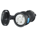 HBL2723SW - Hubbell 30A 250V 3-Pole Watertight Safety-Shroud Twist-Lock Connector Body L15-30R - Essential Electric Supply