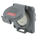 HBL2730SW - Hubbell 30A 3-Pole 4-Wire Watertight Safety-Shroud Twist-Lock Receptacle 480V NEMA L16-30R - Essential Electric Supply