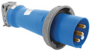 HBL3100P6W Hubbell IEC Heavy Duty Pin and Sleeve Plug 100A 250V 2-Pole 3-Wire Industrial Grade - Essential Electric Supply
