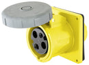 HBL316R4W Hubbell Industrial IEC Female Receptacle 16A 100-130V 2-Pole 3-Wire Watertight - Essential Electric Supply