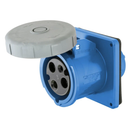 HBL330R6W - Hubbell 30A 250V 2-Pole 3-Wire Watertight IEC Pin & Sleeve Receptacle - Essential Electric Supply
