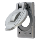 HBL3393 - Hubbell 1-Gang Cast Aluminum Weatherproof Cover 1.72 Inch Opening - Essential Electric Supply