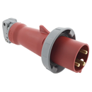 HBL360P7W - Hubbell 60A 480V 2-Pole 3-Wire Watertight Pin and Sleeve Male Plug - Essential Electric Supply