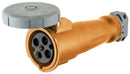 HBL4100C12W Hubbell IEC Connector Pin and Sleeve 100A 125/250V 3-Pole 4-Wire Watertight - Essential Electric Supply