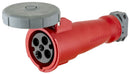 HBL4100C7W Hubbell Industrial Pin and Sleeve Connector 100A 480V 3-Phase 3P 4W IP67 Watertight - Essential Electric Supply