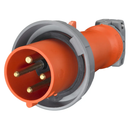 HBL4100P12W - Hubbell 100A 125/250V 3-Pole 4-Wire Watertight Pin and Sleeve Plug - Essential Electric Supply