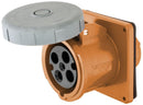 HBL420R12W Hubbell Pin and Sleeve IEC Receptacle 3-Pole 4-Wire 20A 125/250V Watertight - Essential Electric Supply