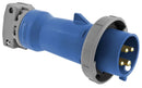 HBL460P9W Hubbell Industrial Grade Plug IEC Pin and Sleeve 60A 3-Phase 250V 3-Pole 4-Wire Watertight - Essential Electric Supply