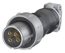 HBL460PS2W Hubbell Insulgrip Pin and Sleeve Plug Heavy-Duty 60A 600V 3-Pole 4-Wire Watertight - Essential Electric Supply
