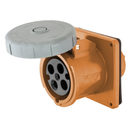 HBL460R12W - Hubbell 60A 125/250V 3-Pole 4-Wire Watertight Pin and Sleeve Receptacle Industrial Grade - Essential Electric Supply