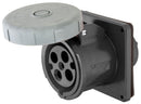 HBL460R5W Hubbell IEC Pin and Sleeve Receptacle 60A 3-Phase 600V 3-Pole 4-Wire Watertight - Essential Electric Supply