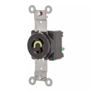 HBL4710 - Hubbell 15A 125V 2-Pole 3-Wire Grounding Twist-Lock Flush Receptacle, NEMA L5-15R, Screw Mount - Essential Electric Supply