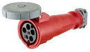 HBL520C7W Hubbell Heavy Duty IEC Pin and Sleeve Device 20A 3-Phase Wye 4-Pole 5-Wire Female Connector Body Industrial Grade - Essential Electric Supply