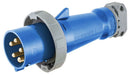 HBL520P9W Hubbell Heavy Duty IEC Pin and Sleeve Plug 20A 3-Phase 120/208V 4-Pole 5-Wire Watertight - Essential Electric Supply
