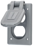 HBL5221 Hubbell Wallplates Weatherproof Cover 1-Gang Duplex Receptacles Outdoor Use - Essential Electric Supply