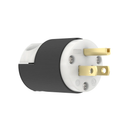 HBL5266C - Hubbell 15A 125V 2-Pole 3-Wire Grounding Straight Blade Plug NEMA 5-15P Industrial Grade - Essential Electric Supply
