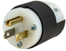HBL5266C Hubbell Insulgrip Heavy Duty Industrial/Commercial Grade Straight Blade Plug 15A 125V 2-Pole 3-Wire - Essential Electric Supply