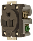 HBL5284 Hubbell Industrial Straight Blade Power Entry Connector 15A/125VAC NEMA 5-15R - Essential Electric Supply