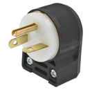 HBL5466CA - Hubbell 20A 250V 2-Pole 3-Wire Grounding Plug NEMA 6-20P Insulgrip Heavy Duty Industrial/Commercial Grade - Essential Electric Supply