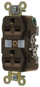 HBL5662 Hubbell Straight Blade Duplex Receptacle Industrial-Grade 15A 250V 2-Pole 3-Wire - Essential Electric Supply