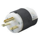 HBL5666C - Hubbell Insulgrip 15A 250V 2-Pole 3-Wire Grounding Straight Blade Plug NEMA 6-15P - Essential Electric Supply
