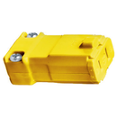 HBL5869VY - Hubbell Valise 2-Pole 2-Wire Non-Grounding 15A 125V Straight Blade Female Connector Body Yellow - Essential Electric Supply