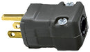 HBL5965VBLK Hubbell Valise Straight Blade Plug 15A 125V 2-Pole 3-Wire Grounding - Essential Electric Supply