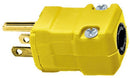 HBL5965VY Hubbell Valise Straight Blade Male Plug 15A 125V 2-Pole 3-Wire Grounding - Essential Electric Supply