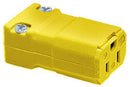 HBL5969VY Hubbell Valise Series Straight Blade Connector 15A 125V 2-Pole 3-Wire 5-15R - Essential Electric Supply