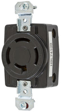 HBL7410B Hubbell Twist-Lock Flush Receptacle 20A 3-Phase 120/208V 4-Pole 4-Wire - Essential Electric Supply