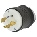 HBL7411GCB - Hubbell 20A 3-Pole 4-Wire 3-Phase 250V Twist-Lock Plug Non-NEMA Black Nylon - Essential Electric Supply