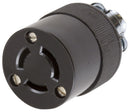 HBL7555G Hubbell Twist-Lock Industrial Connector 10A 250V/15A 125V 2-Pole 3-Wire - Essential Electric Supply