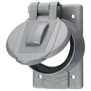 HBL7774WO - Hubbell 50A Twist-Lock Weatherproof Lift Cover, 1-Gang, Thermoplastic, Surface Mount - Essential Electric Supply