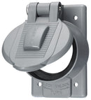 HBL7774WO Hubbell Weatherproof Twist-LockÂ® Cover 50A 1-Gang Outdoor Section - Essential Electric Supply
