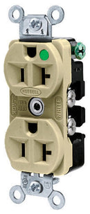 HBL8300ILI Hubbell Duplex Receptacle Hospital Grade 20A 125V 2-Pole 3-Wire Tamper-Resistant - Essential Electric Supply