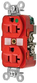 HBL8300R Hubbell Duplex Receptacle Electrical Device Hospital-Grade 20A 125V 2-Pole 3-Wire - Essential Electric Supply