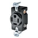 HBL8410 - Hubbell 20A 125/250V 3-Pole 4-Wire Grounding Receptacle NEMA 14-20R Black - Essential Electric Supply