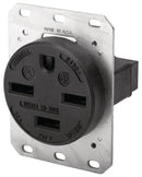 HBL8430A Hubbell Industrial Flush Receptacle 30A 250V 3-Pole 4-Wire Grounding - Essential Electric Supply
