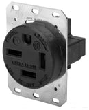 HBL8450A Hubbell Industrial Flush Receptacle 3-Pole 4-Wire 50A 250V NEMA 15-50R - Essential Electric Supply