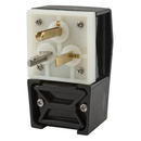HBL9309 - Hubbell 30A 125V 2-Pole 3-Wire Grounding Nylon Heavy Duty Plug 5-30P Angled - Essential Electric Supply