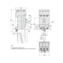 HDA36020 - Square D 20 Amp 600/690VAC 3 Pole I-Line Circuit Breaker PowerPacT H Frame - Essential Electric Supply
