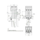 HDA36070 - Square D 70A 600V 3 Pole I-Line Thermal Magnetic Circuit Breaker PowerPact H - Essential Electric Supply