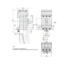 HDA36100U53X - Schneider Electric 100A 600V 3-Pole I-Line Style Plug-In Circuit Breaker - Essential Electric Supply