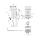 HDA36110 - Square D PowerPacT H-Frame 110A 3 Pole 600VAC 14kA I-Line Thermal Magnetic Circuit Breaker, UL CSA CE NEMA IEC - Essential Electric Supply