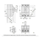 HDL36020 - Square D 20A 600VAC 3 Pole Thermal Magnetic Circuit Breaker PowerPacT H Series - Essential Electric Supply