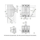 HDL36030 - Square D 30A 600VAC 3 Pole Thermal Magnetic Circuit Breaker PowerPact H Series - Essential Electric Supply