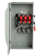 HF324NR - Siemens 200 Amp 240V 3-Pole 4-Wire Fusible Safety Switch, NEMA 3R, Heavy Duty, Outdoor/Indoor, Galvanized Steel Enclosure - Essential Electric Supply