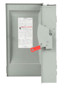 HF324NR - Siemens 200 Amp 240V 3-Pole 4-Wire Fusible Safety Switch, NEMA 3R, Heavy Duty, Outdoor/Indoor, Galvanized Steel Enclosure - Essential Electric Supply