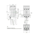 HGA36020 - Square D 20 Amp 3 Pole 600VAC Molded Case Circuit Breaker PowerPact H I-Line - Essential Electric Supply